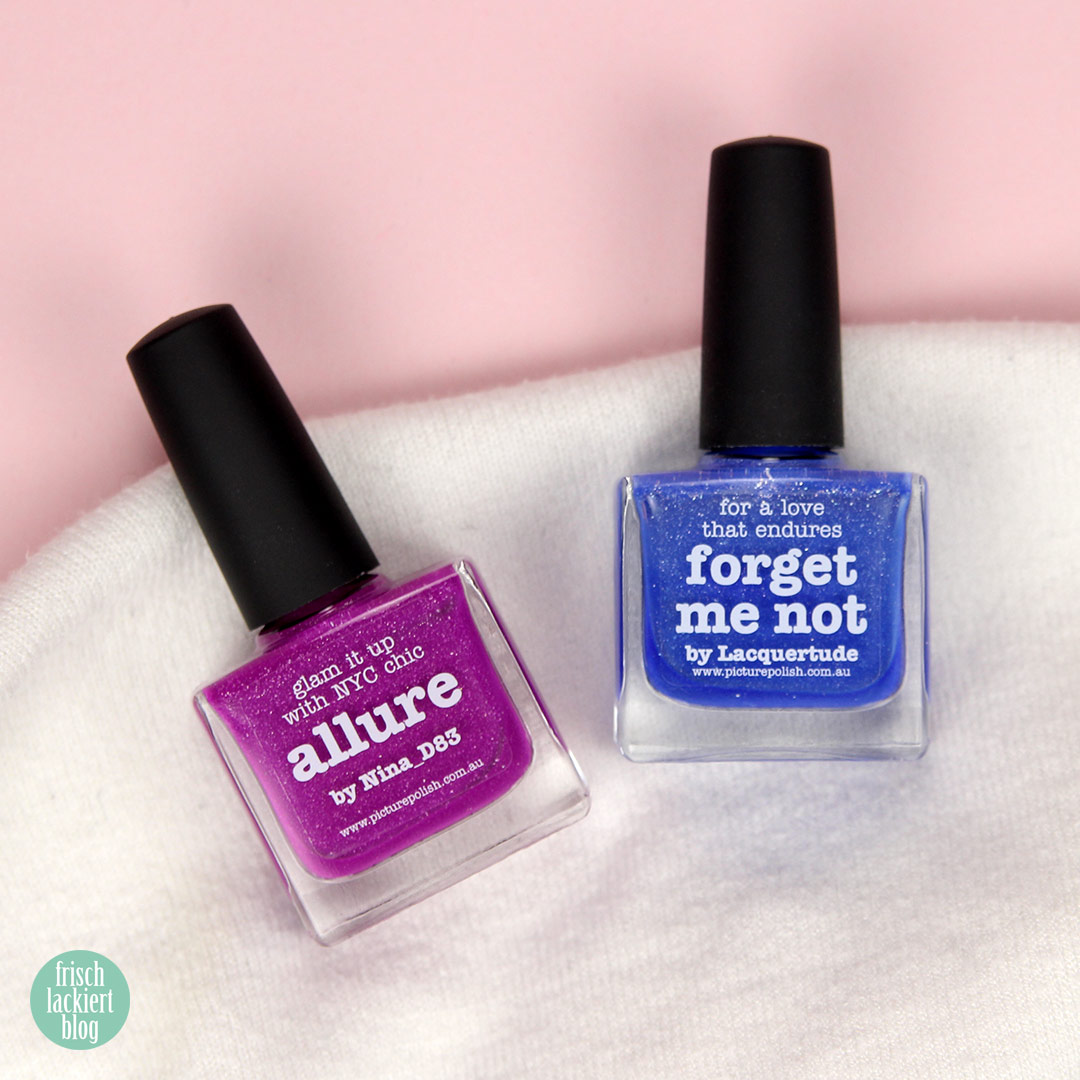 Picture Polish Allure und Forget me not – by frischlackiert