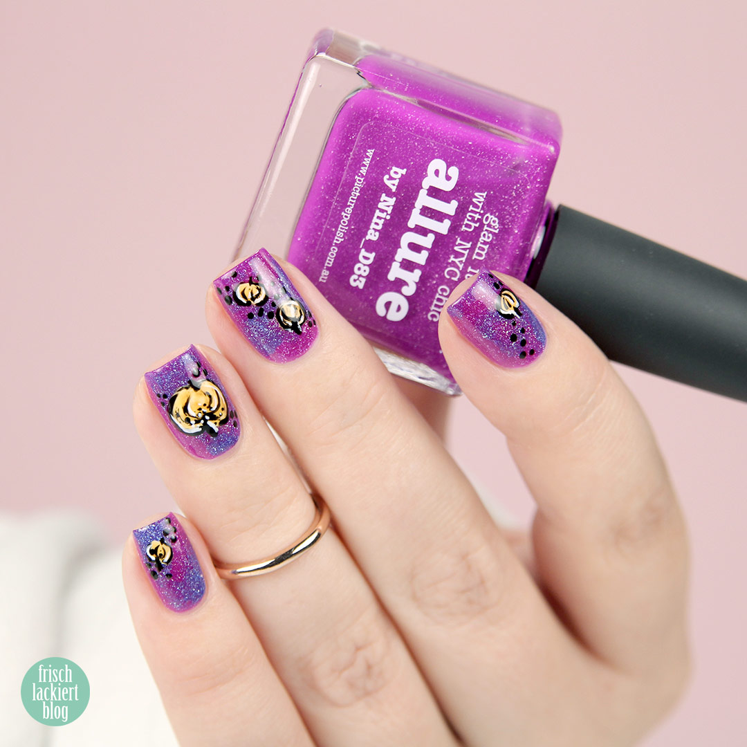 YpslackiertChallenge – Pumpkin Nailart – by frischlackiert