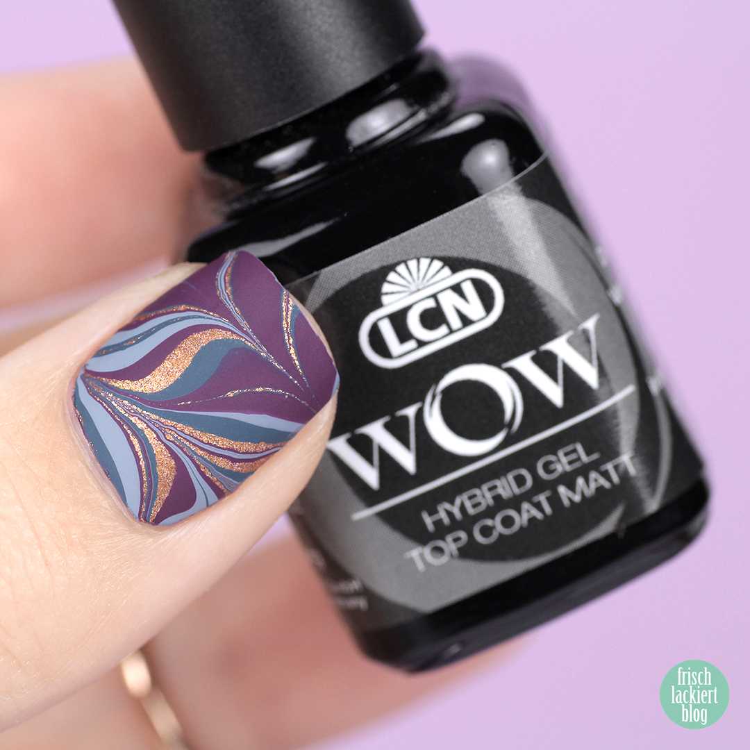Zoya Luscious Collection – Watermarble Nailart – by frischlackiert