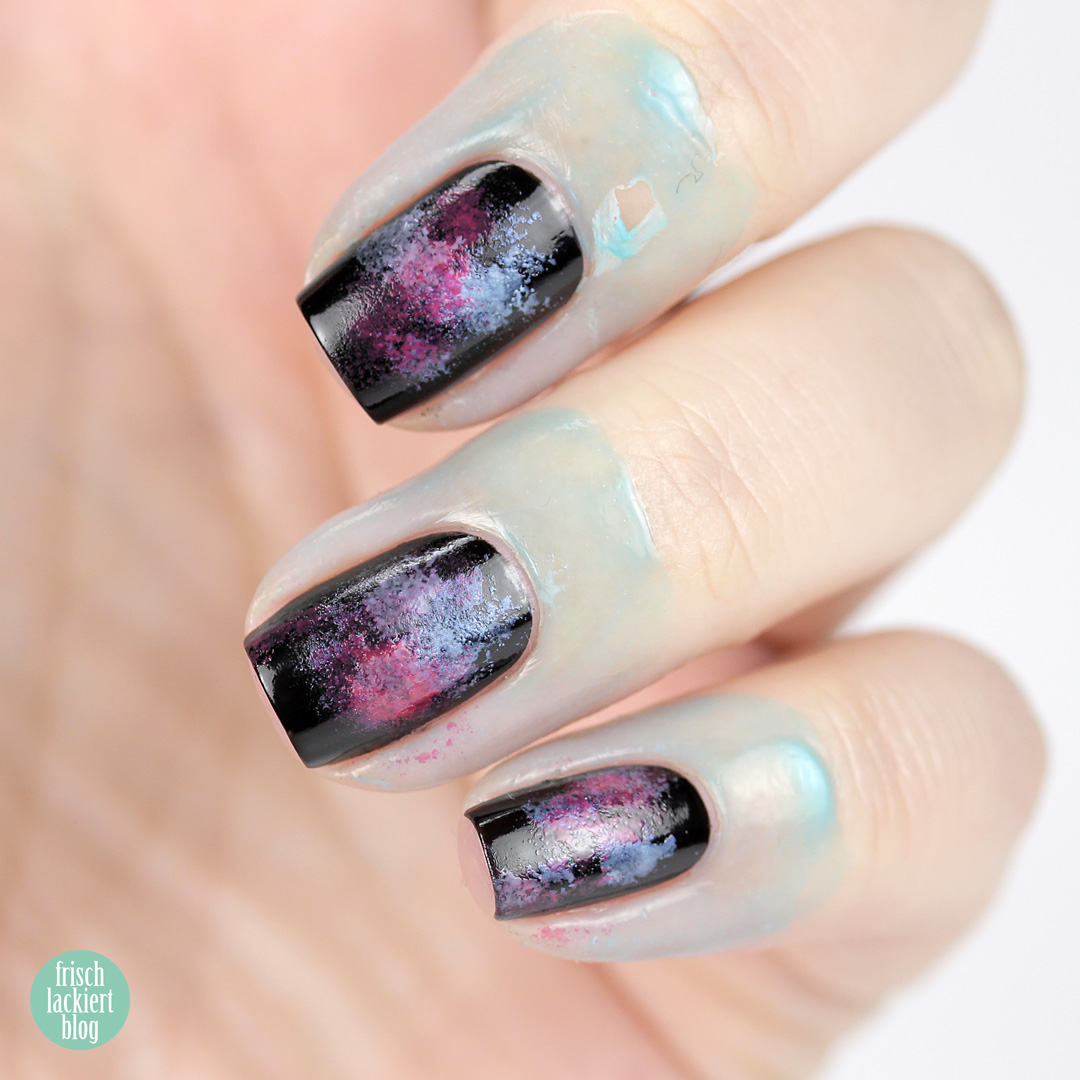 Silvester Feuerwerk Nailart mit Stamping – by frischlackiert