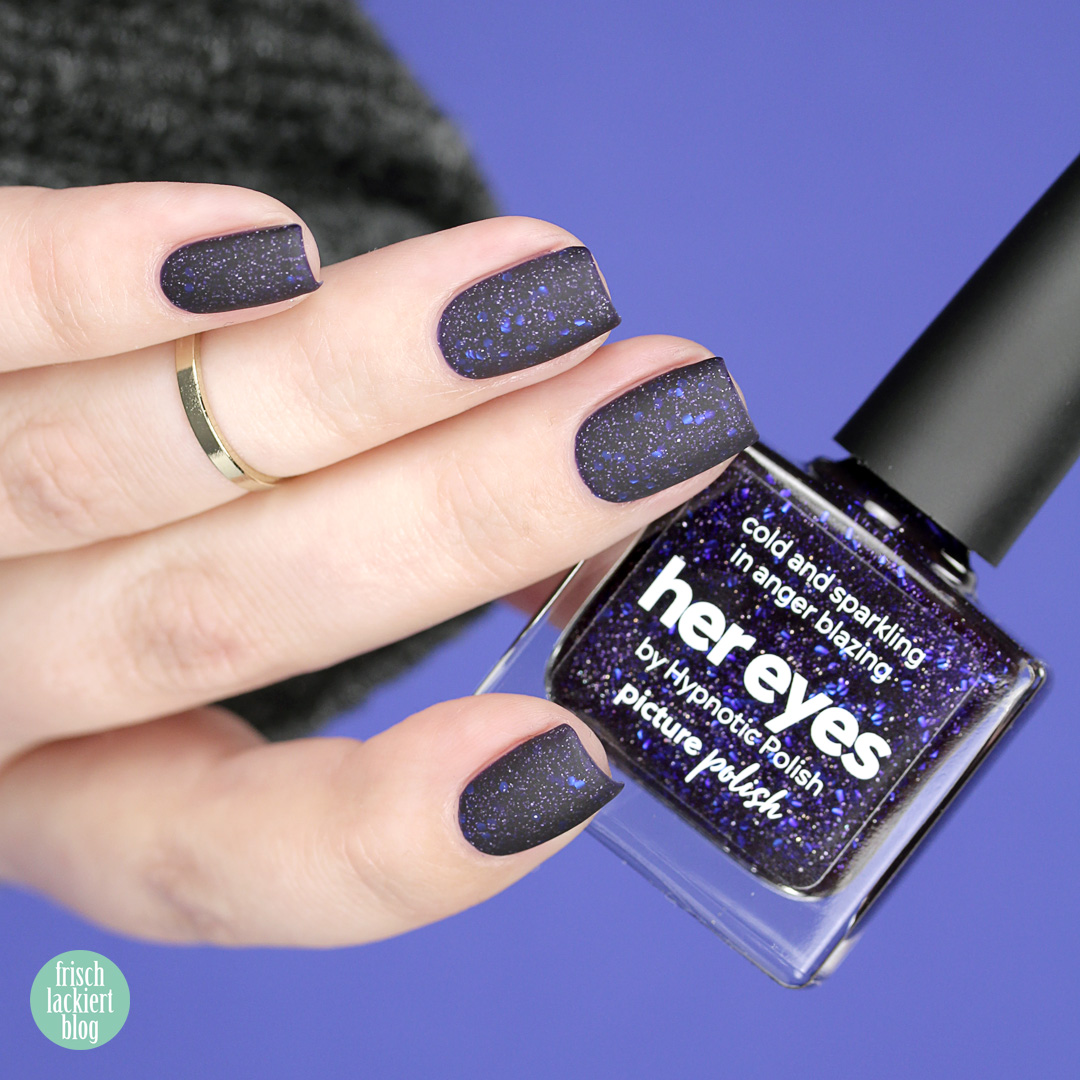 Picture Polish Collaboration Shade with hypnotic polish – Her Eyes – review and swatch by frischlackiert