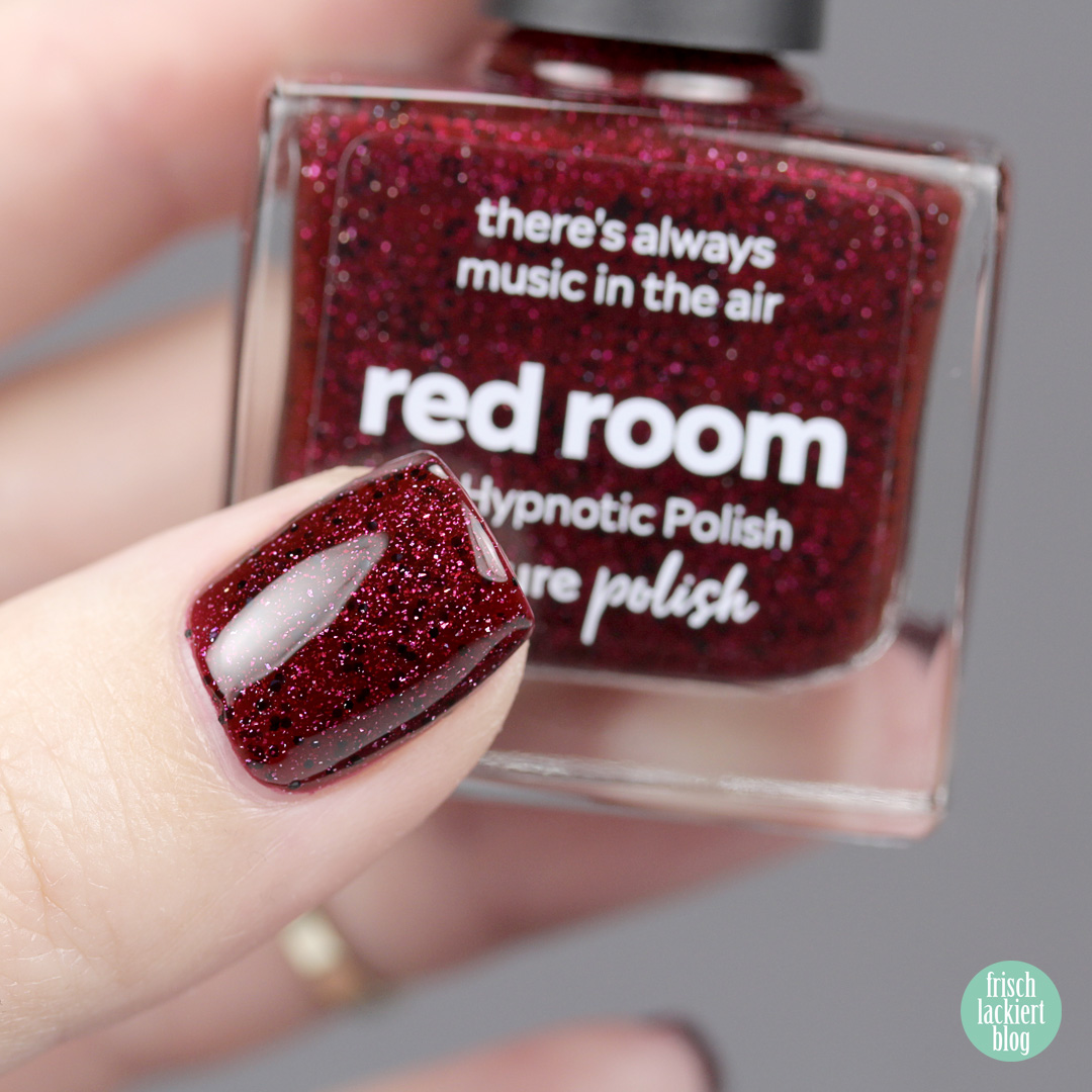 Picture Polish Collaboration Shade with hypnotic polish – Red Room – review and swatch by frischlackiert