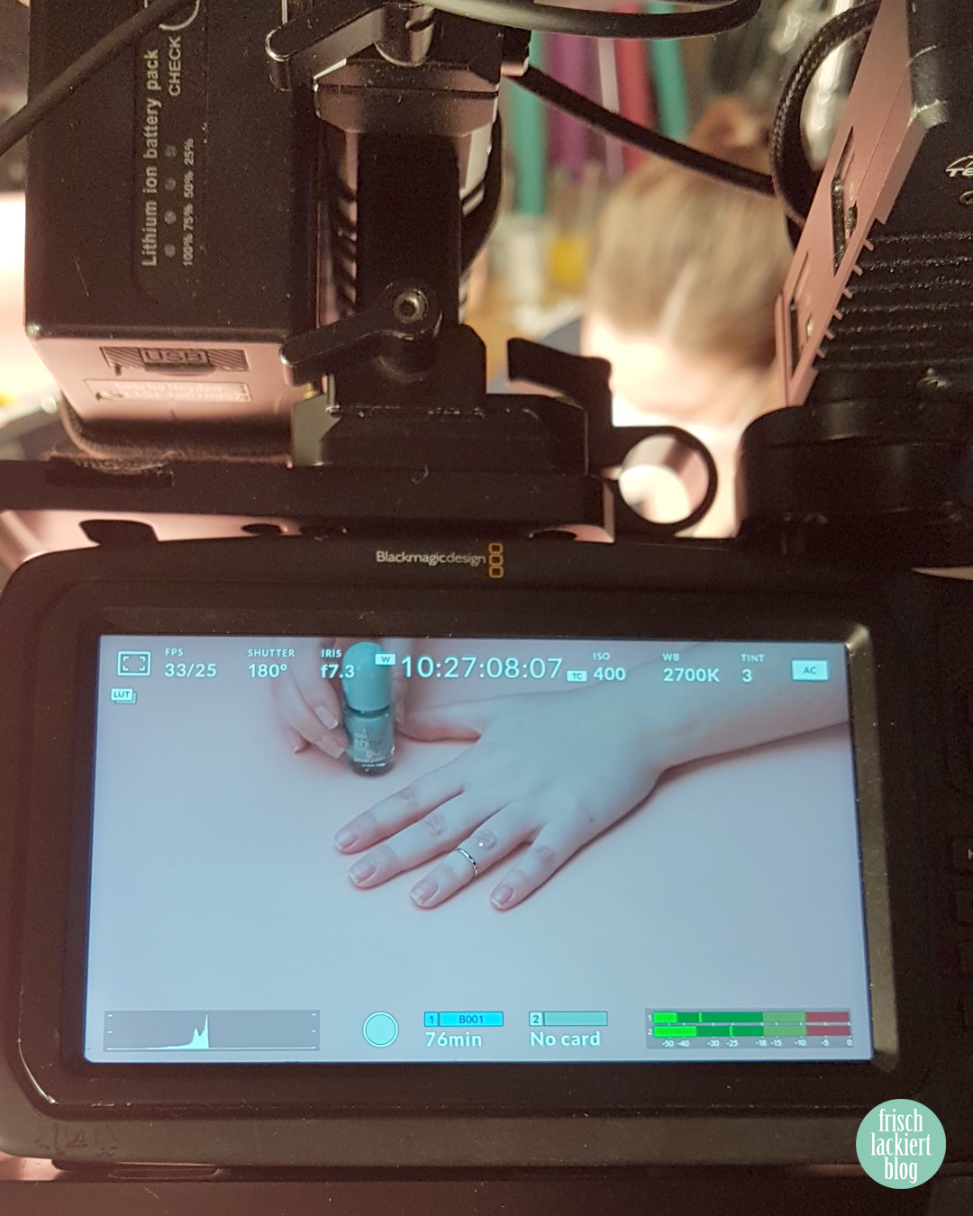 Hinter den Kulissen – Videodreh mit essence und frischlackiert