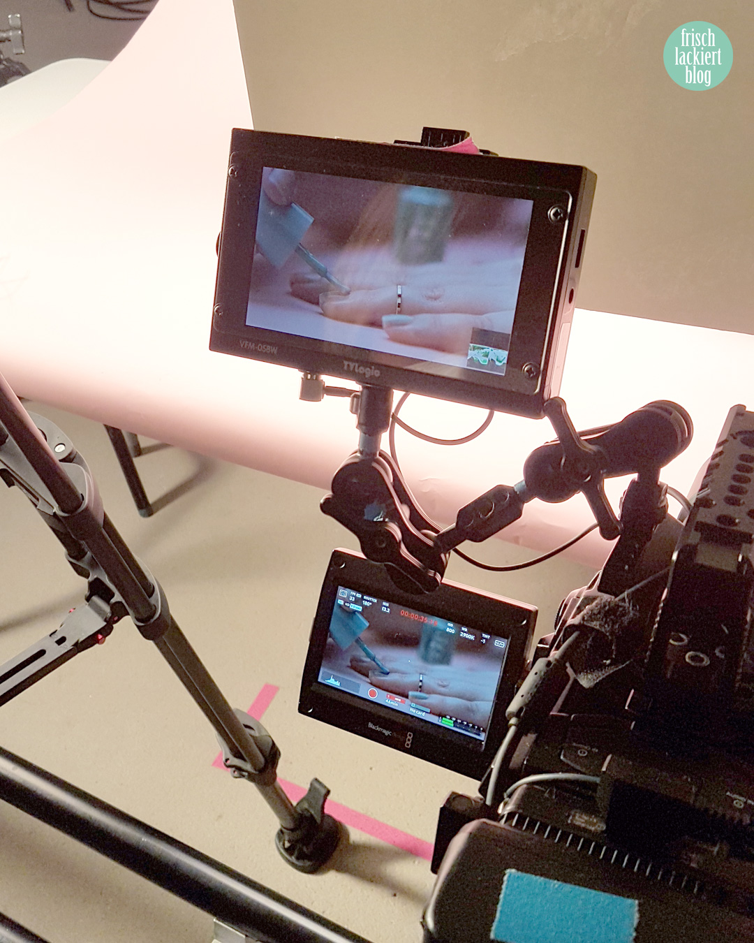 Hinter den Kulissen – Videodreh mit essence und frischlackiert