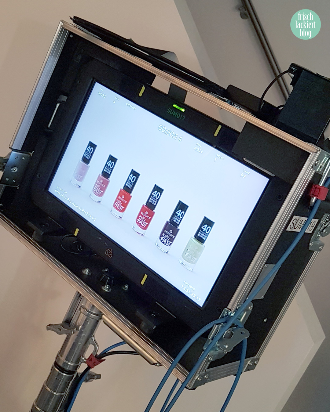 Hinter den Kulissen – Videodreh mit essence und frischlackiert