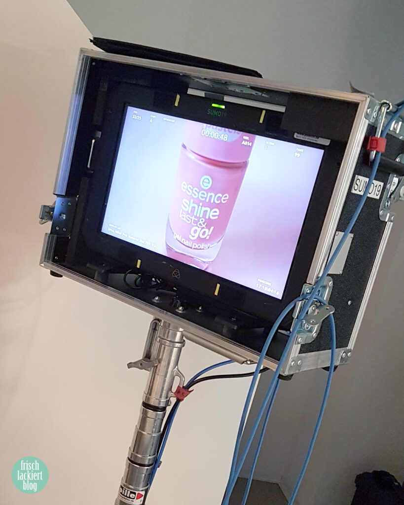 Hinter den Kulissen – Videodreh mit essence und frischlackiert