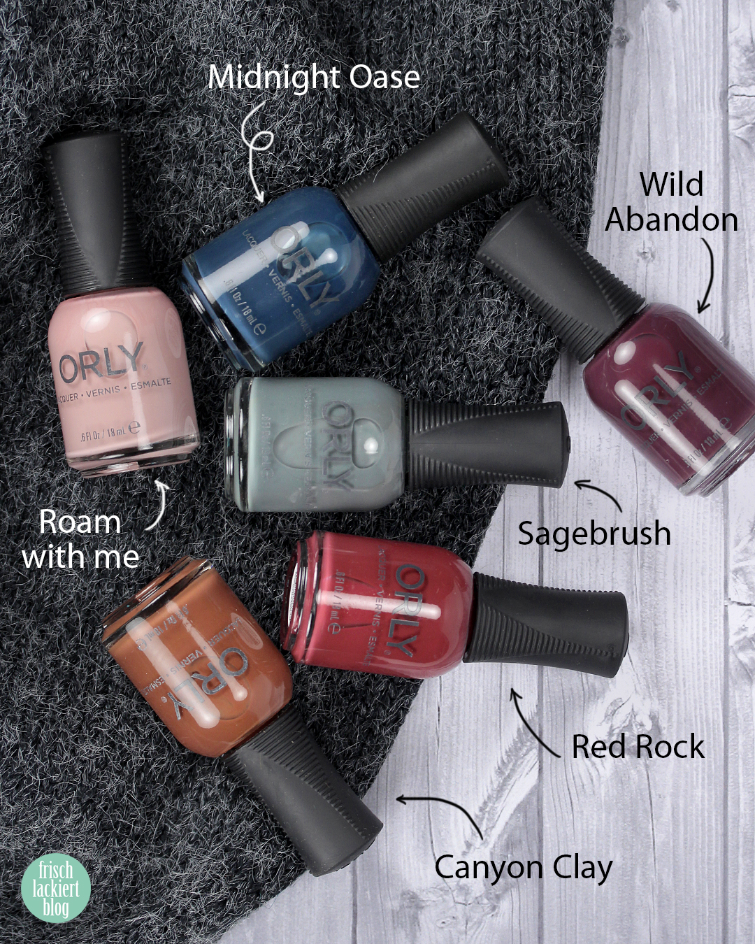 Orly Desert Muse Kollektion 2020 – swatch by frischlackiert