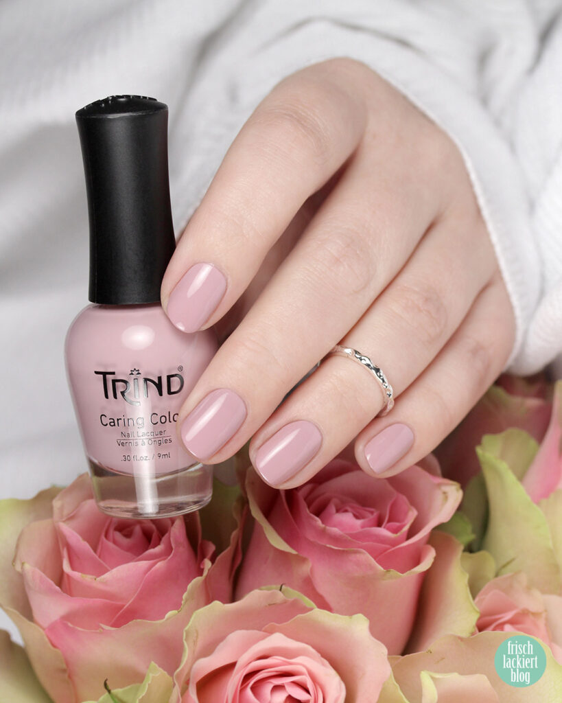 Trind Nagellack – Back to Basics Kollektion – Fresh Start – Beige Rosa – swatch by frischlackiert