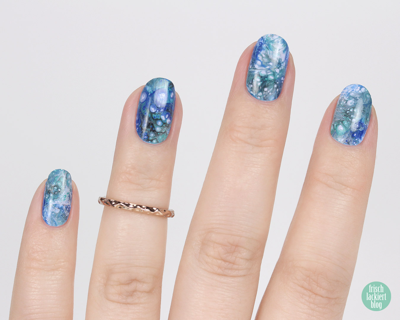 Frischlackiert-Challenge – Marble Nail Art Tutorial – by frischlackiert