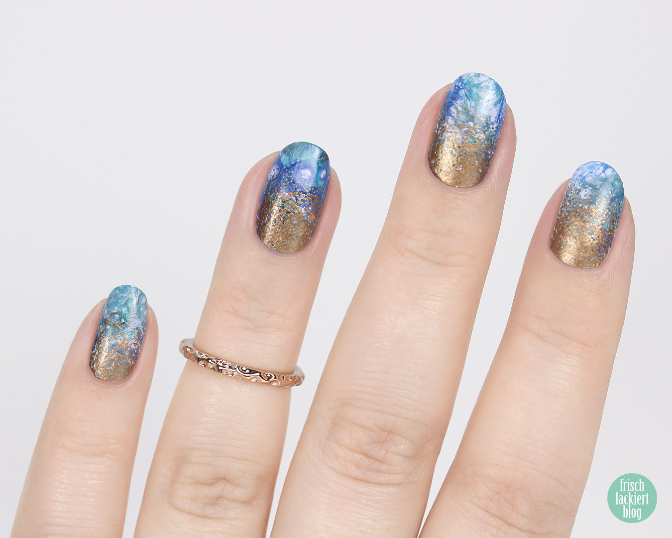 Frischlackiert-Challenge – Marble Nail Art Tutorial – by frischlackiert