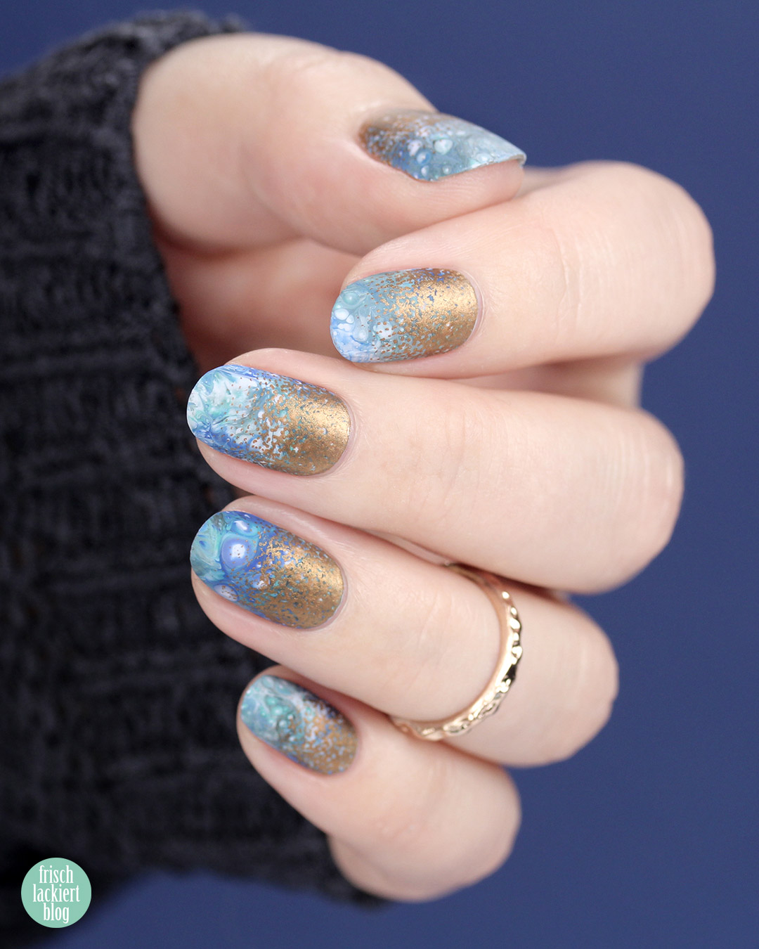 Frischlackiert-Challenge – Marble Nail Art Tutorial – by frischlackiert