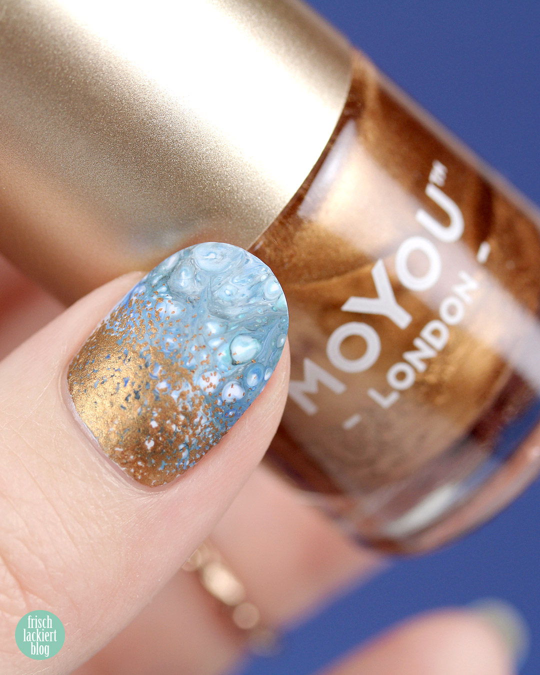 Frischlackiert-Challenge – Marble Nail Art Tutorial – by frischlackiert