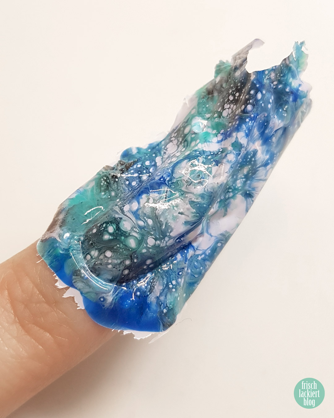 Frischlackiert-Challenge – Marble Nail Art Tutorial – by frischlackiert